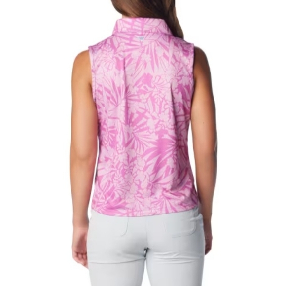 Columbia Super Tidal Tee Sleeveless Polo for Ladies - Picture 2 of 8
